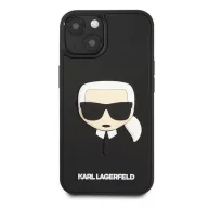  Karl Lagerfeld 3D Rubber Karl's Head Apple iPhone 14 Plus hátlap tok, fekete