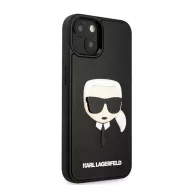   Karl Lagerfeld 3D Rubber Karl's Head Apple iPhone 14 Plus hátlap tok, fekete