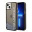 Karl Lagerfeld Liquid Glitter Elong Apple iPhone 14 Plus hátlap tok, fekete