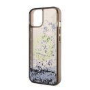 Karl Lagerfeld Liquid Glitter RSG Apple iPhone 14 Plus hátlap tok, fekete