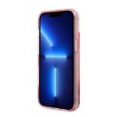 Karl Lagerfeld Glitter Karl Head Apple iPhone 14 Plus hátlap tok, rózsaszín