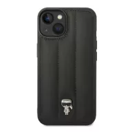   Karl Lagerfeld Puffy Ikonik Pin Apple iPhone 14 Plus hátlap tok, fekete
