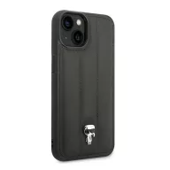   Karl Lagerfeld Puffy Ikonik Pin Apple iPhone 14 Plus hátlap tok, fekete