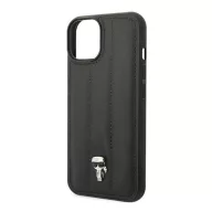   Karl Lagerfeld Puffy Ikonik Pin Apple iPhone 14 Plus hátlap tok, fekete