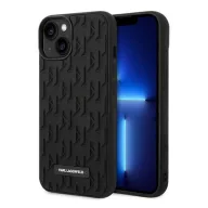   Karl Lagerfeld 3D Monogram Apple iPhone 14 Plus hátlap tok, fekete