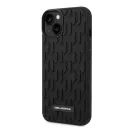 Karl Lagerfeld 3D Monogram Apple iPhone 14 Plus hátlap tok, fekete