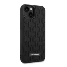 Karl Lagerfeld 3D Monogram Apple iPhone 14 Plus hátlap tok, fekete