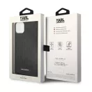 Karl Lagerfeld 3D Monogram Apple iPhone 14 Plus hátlap tok, fekete