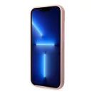 Karl Lagerfeld 3D Monogram Apple iPhone 14 Plus hátlap tok, rózsaszín