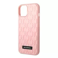   Karl Lagerfeld 3D Monogram Apple iPhone 14 Plus hátlap tok, rózsaszín