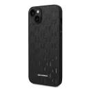 Karl Lagerfeld Saffiano Mono Metal Apple iPhone 14 Plus hátlap tok, fekete