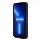 Karl Lagerfeld Saffiano Choupette Head Patch Apple iPhone 14 Plus hátlap tok, ezüst