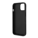 Karl Lagerfeld Saffiano Karl's Head Patch Apple iPhone 14 Plus hátlap tok, ezüst