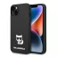 Karl Lagerfeld Silicone Choupette Body Apple iPhone 14 Plus hátlap tok, fekete
