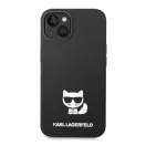 Karl Lagerfeld Silicone Choupette Body Apple iPhone 14 Plus hátlap tok, fekete