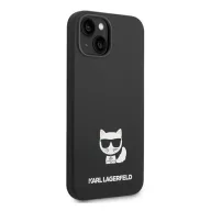   Karl Lagerfeld Silicone Choupette Body Apple iPhone 14 Plus hátlap tok, fekete