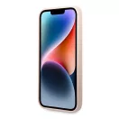 Karl Lagerfeld Silicone Choupette Body Apple iPhone 14 Plus hátlap tok, halvány rózsaszín