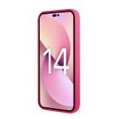 Karl Lagerfeld Silicone RSG Apple iPhone 14 Plus hátlap tok, rózsaszín