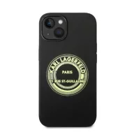   Karl Lagerfeld Silicone RSG Apple iPhone 14 Plus hátlap tok, fekete