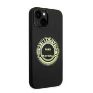   Karl Lagerfeld Silicone RSG Apple iPhone 14 Plus hátlap tok, fekete