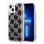 Karl Lagerfeld Liquid Glitter Monogram Apple iPhone 14 hátlap tok, fekete