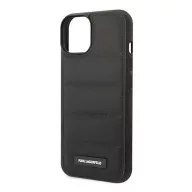   Karl Lagerfeld Puffy Elongated Apple iPhone 14 hátlap tok, fekete