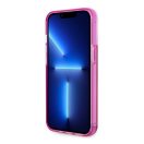 Karl Lagerfeld Liquid Glitter Elong Apple iPhone 14 Pro Max hátlap tok, rózsaszín