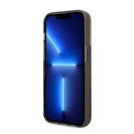   Karl Lagerfeld Liquid Glitter Elong Apple iPhone 14 Pro Max hátlap tok, fekete