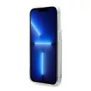 Karl Lagerfeld Liquid Glitter RSG Apple iPhone 14 Pro Max hátlap tok, ezüst