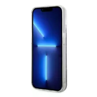   Karl Lagerfeld Liquid Glitter Monogram Apple iPhone 14 Pro Max hátlap tok, fekete
