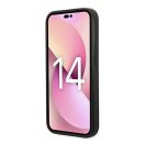 Karl Lagerfeld Saffiano Choupette Head Patch Apple iPhone 14 Pro Max hátlap tok, ezüst