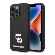  Karl Lagerfeld Silicone Choupette Body Apple iPhone 14 Pro Max hátlap tok, fekete