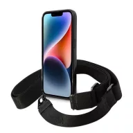   Karl Lagerfeld Color Stripes Strap Apple iPhone 14 Pro Max hátlap tok, rózsaszín