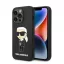 Karl Lagerfeld Silicone Ikonik Apple iPhone 14 Pro Magsafe hátlap tok, fekete