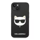 Karl Lagerfeld Silicone Choupette Head Apple iPhone 14 Plus Magsafe hátlap tok, fekete