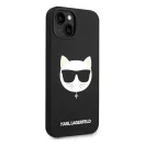 Karl Lagerfeld Silicone Choupette Head Apple iPhone 14 Plus Magsafe hátlap tok, fekete