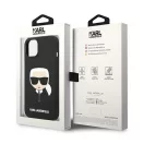 Karl Lagerfeld Silicone Karl's Head Apple iPhone 14 Plus Magsafe hátlap tok, fekete