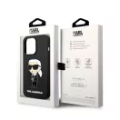 Karl Lagerfeld Silicone Ikonik Apple iPhone 14 Pro Max Magsafe hátlap tok, fekete