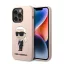 Karl Lagerfeld Silicone Ikonik Apple iPhone 14 Pro Max Magsafe hátlap tok, rózsaszín
