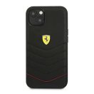 Ferrari Off Track Quilted Apple iPhone 13 mini hátlap tok, fekete