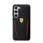 Ferrari Carbon Contrast Edges Samsung Galaxy S23+ karbon hátlap tok, fekete