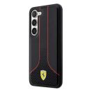 Ferrari Perforated 296 P Samsung Galaxy S23+ hátlap tok, fekete