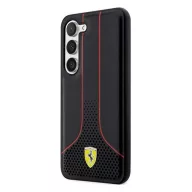   Ferrari Perforated 296 P Samsung Galaxy S23+ hátlap tok, fekete