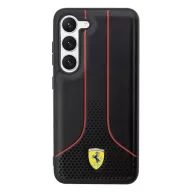   Ferrari Perforated 296 P Samsung Galaxy S23+ hátlap tok, fekete