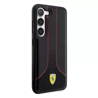   Ferrari Perforated 296 P Samsung Galaxy S23+ hátlap tok, fekete