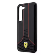   Ferrari Perforated 296 P Samsung Galaxy S23+ hátlap tok, fekete