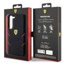 Ferrari Hot Stamp Lines Samsung Galaxy S23 hátlap tok, fekete