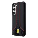 Ferrari Perforated 296 P Samsung Galaxy S23 hátlap tok, fekete