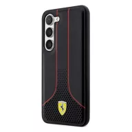   Ferrari Perforated 296 P Samsung Galaxy S23 hátlap tok, fekete