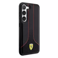   Ferrari Perforated 296 P Samsung Galaxy S23 hátlap tok, fekete